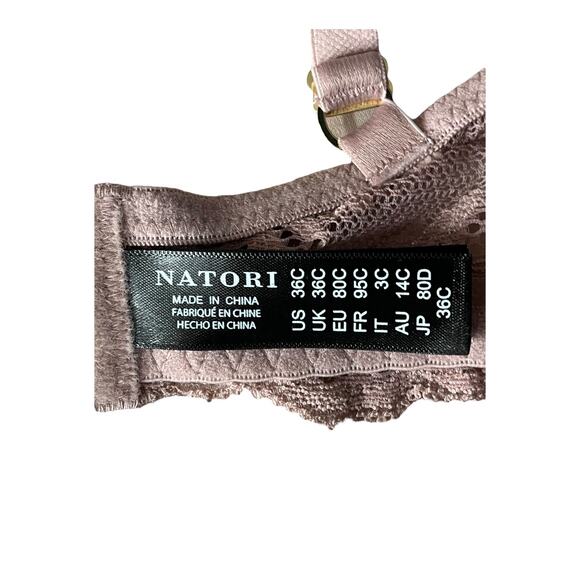 Natori bra 730023 Feathers underwire contour light rose size 36C - Picture 5 of 7